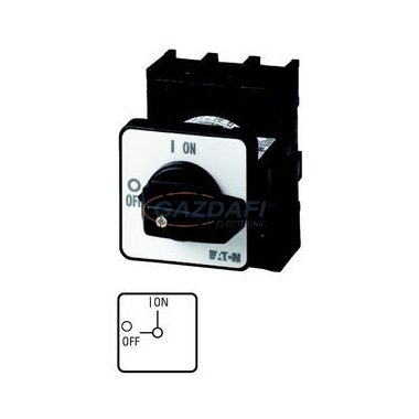 EATON 038724 P1-25/E Be-Ki kapcsoló 3p 25A beépíthető