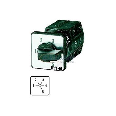 EATON 041671 TM-5-8252/E Fokozatkapcsoló 5fok. 2p 10A beépíthető