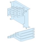   SCHNEIDER 04455 Prisma Plus Áthelyezett csatlakozás NS630, vízszintes, billenőkaros kapcsoló, 3P