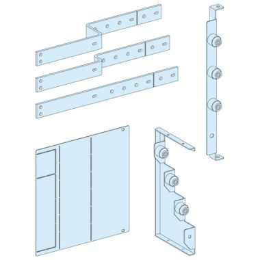 SCHNEIDER 04483 Prisma Plus Áthelyezett csatlakozás NS1600, vízszintes, 3P