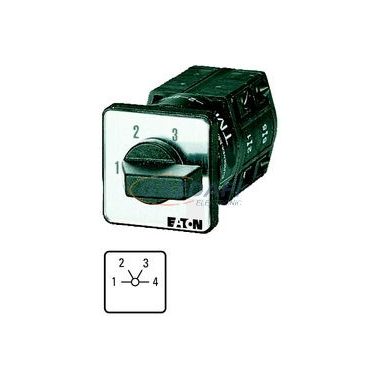 EATON 046128 TM-6-8271/EZ Fokozatkapcsoló 4fok. 3p 10A központosan beépíthető