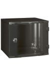 LEGRAND 046211 wall rack cabinet 19" 9U CORE: 500 WIDTH: 600 DEPTH: 600 anthracite two-part glass door MAX: 27 kg LCS2