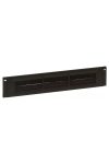 LEGRAND 046529 horizontal organizers 2U-19" with through cut-out fast strap fastening with through cut-outs (two-way) plastic LCS3