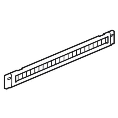 LEGRAND 046530 horizontal organizers 1U-19" through quick strap fastening with through cutouts (two-way) steel LCS3