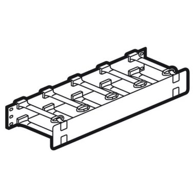 LEGRAND 046570 vizszintes rendezők 1U-19" gyűrűs zárt fedéllel acél vízszintes irányú LCS2RACK