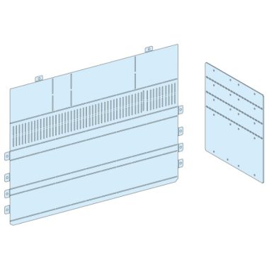 SCHNEIDER 04851 Prisma Plus Mellső csatlakozás takaró NS1600, függőleges, rögzített