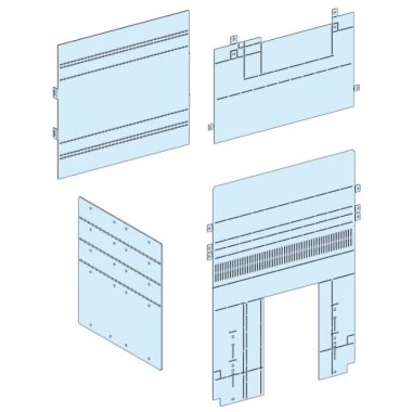 SCHNEIDER 04852 Prisma Plus Mellső csatlakozás takaró NS1600-NT, függőleges