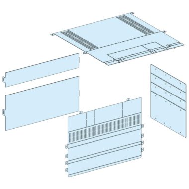 SCHNEIDER 04853 Prisma Plus Hátsó csatlakozó takaró NS1600, függőleges, rögzített