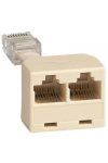 LEGRAND 048868 RJ45 csatlakozó duplázó