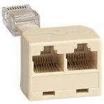 LEGRAND 048868 RJ45 csatlakozó duplázó