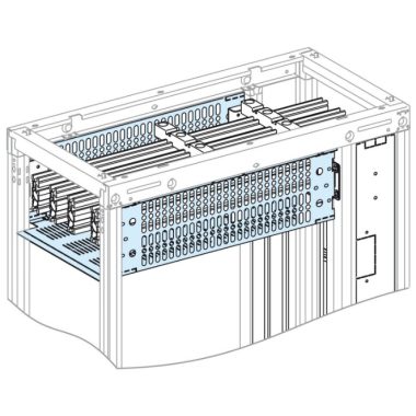 SCHNEIDER 04988 Prisma Plus Forma 2 burkolat vízszintes gyűjtősinekhez, W=300mm, D=600mm