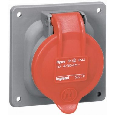 LEGRAND 052218 Hypra beépíthető aljzat 2P+E 16A 380/415V IP44