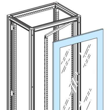 SCHNEIDER 06525 Prisma Plus PH Transparent door W700