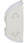 LEGRAND 068269 Céliane My Home shutter control cover (up / down), 1 mod, left and right, white