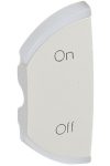 LEGRAND 068280 Céliane My Home on / off cover, 1 mod, left, white