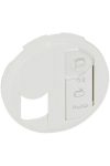 LEGRAND 068291 Céliane RJ45 multimédia csatlakozóaljzat burkolat, fehér