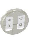 LEGRAND 068552 Céliane 2xRJ45 burkolat, titán