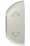 LEGRAND 068569 Céliane My Home shutter control cover (up / down), 1 mod, left and right, titanium