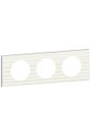 LEGRAND 069013 Céliane frame 3, white corian