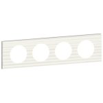 LEGRAND 069014 Céliane frame 4, white corian