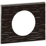 LEGRAND 069021 Céliane frame 1, black corian