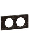 LEGRAND 069022 Céliane frame 2, black corian