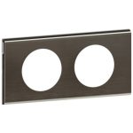 LEGRAND 069032 Céliane frame 2, dark nickel