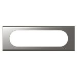 LEGRAND 069106 Céliane 6/8 modular frame, stainless steel