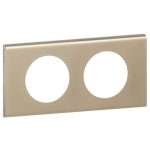 LEGRAND 069112 Céliane frame 2, light nickel