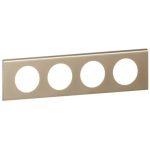 LEGRAND 069114 Céliane frame 4, light nickel