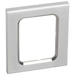   LEGRAND 069126 MyHOME touch screen radio control frame, 3.5", stainless steel