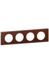 LEGRAND 069224 Céliane Frame 4, mahogany