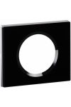 LEGRAND 069301 Céliane frame 1, black glass