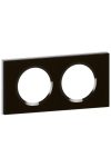 LEGRAND 069302 Céliane frame 2, black glass