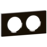 LEGRAND 069302 Céliane frame 2, black glass