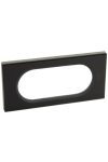 LEGRAND 069305 Céliane 4/5 modular frame, black glass