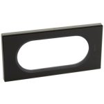 LEGRAND 069305 Céliane 4/5 modular frame, black glass