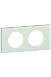 LEGRAND 069312 Céliane frame 2, white glass