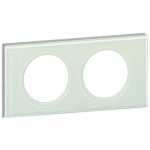 LEGRAND 069312 Céliane frame 2, white glass