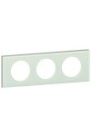 LEGRAND 069313 Céliane frame 3, white glass