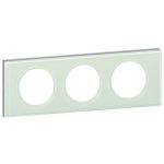 LEGRAND 069313 Céliane frame 3, white glass