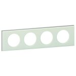 LEGRAND 069314 Céliane frame 4, white glass