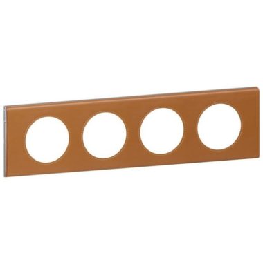 LEGRAND 069424 Céliane frame 4, caramel leather