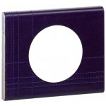 LEGRAND 069441 Céliane frame 1, purple leather