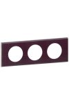 LEGRAND 069443 Céliane frame 3, purple leather