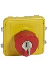 LEGRAND 069548 Plexo 55 emergency stop, N / C, key, gray / yellow
