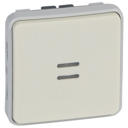   LEGRAND 069612 Plexo 55 toggle switch with indicator light, white