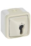 LEGRAND 069757 Plexo 55 key switch 3 positions, complete, white