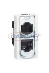 LEGRAND 076539 Program Mosaic LCS2 2xRJ45 FTP, 1 mod, data/data