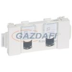   LEGRAND 076541 LCS2 Cat.5e UTP 2xRJ45 Program Mosaic aljzat DLP csatornához